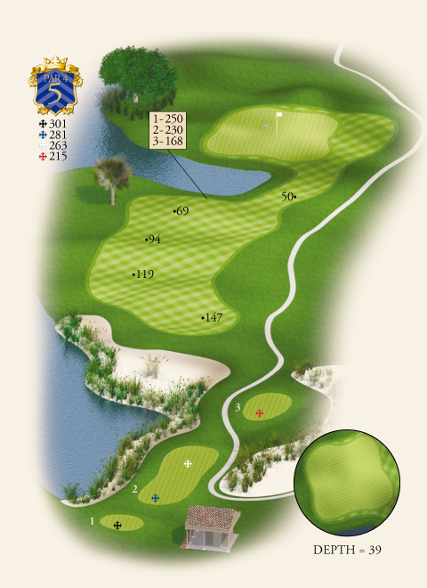 Hole 5 Map 