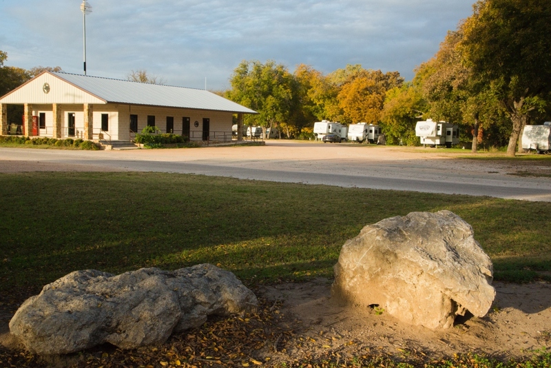 View of the San Saba RV Park 