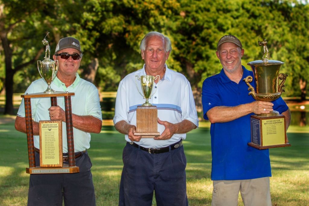 212 San Saba Course Champions with their trophies in hand