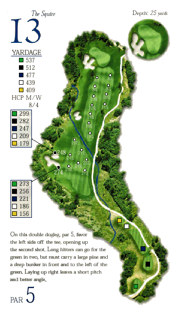 Hole 13 Graphic