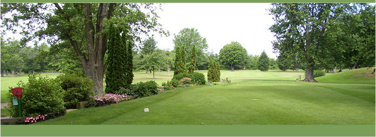 view down the fairway from the tee box